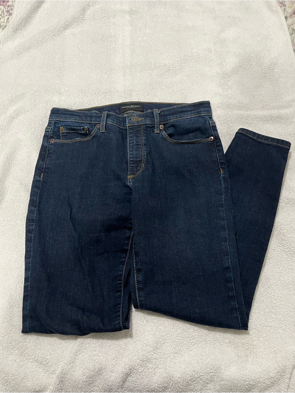 Banana Republic Dark Blue Skinny Jeans
